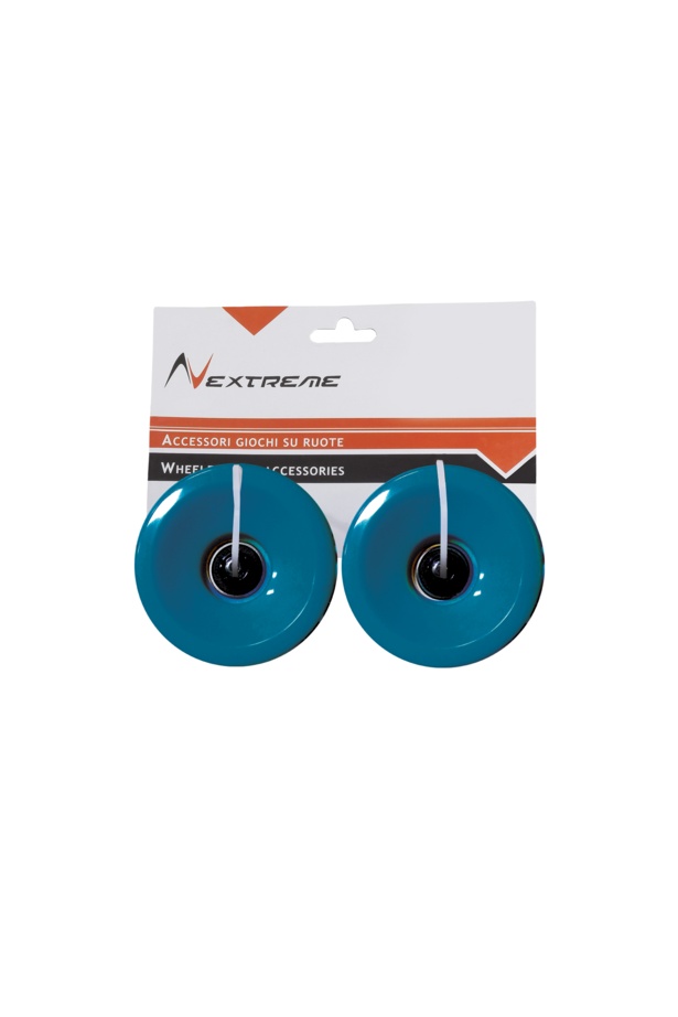 235 COPPIA RUOTE  AZZURRE PER LONGBOARD